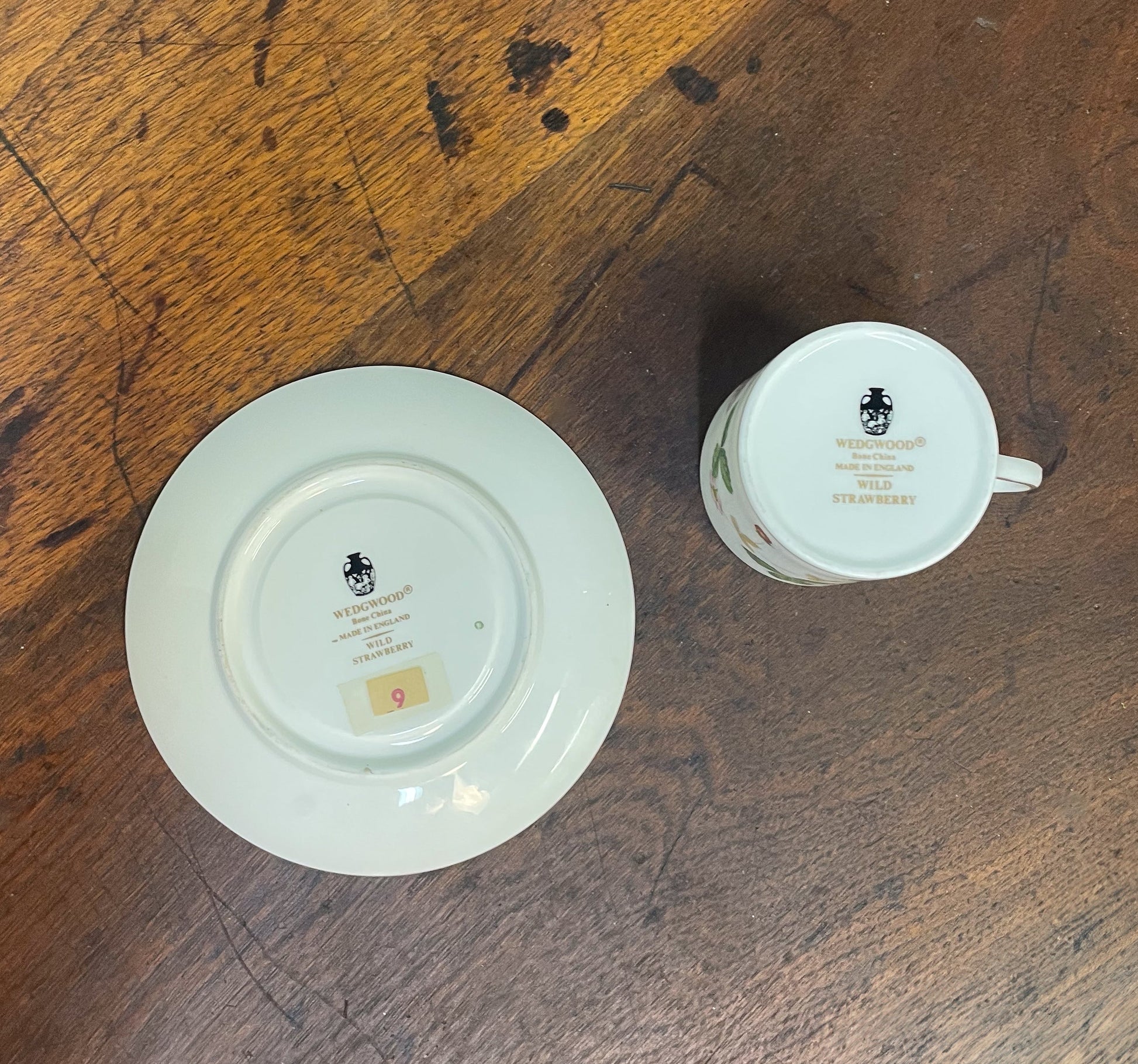 Wedgwood Wild Strawberry Demitasse Cup & Saucer Changing Thymes of West Michigan