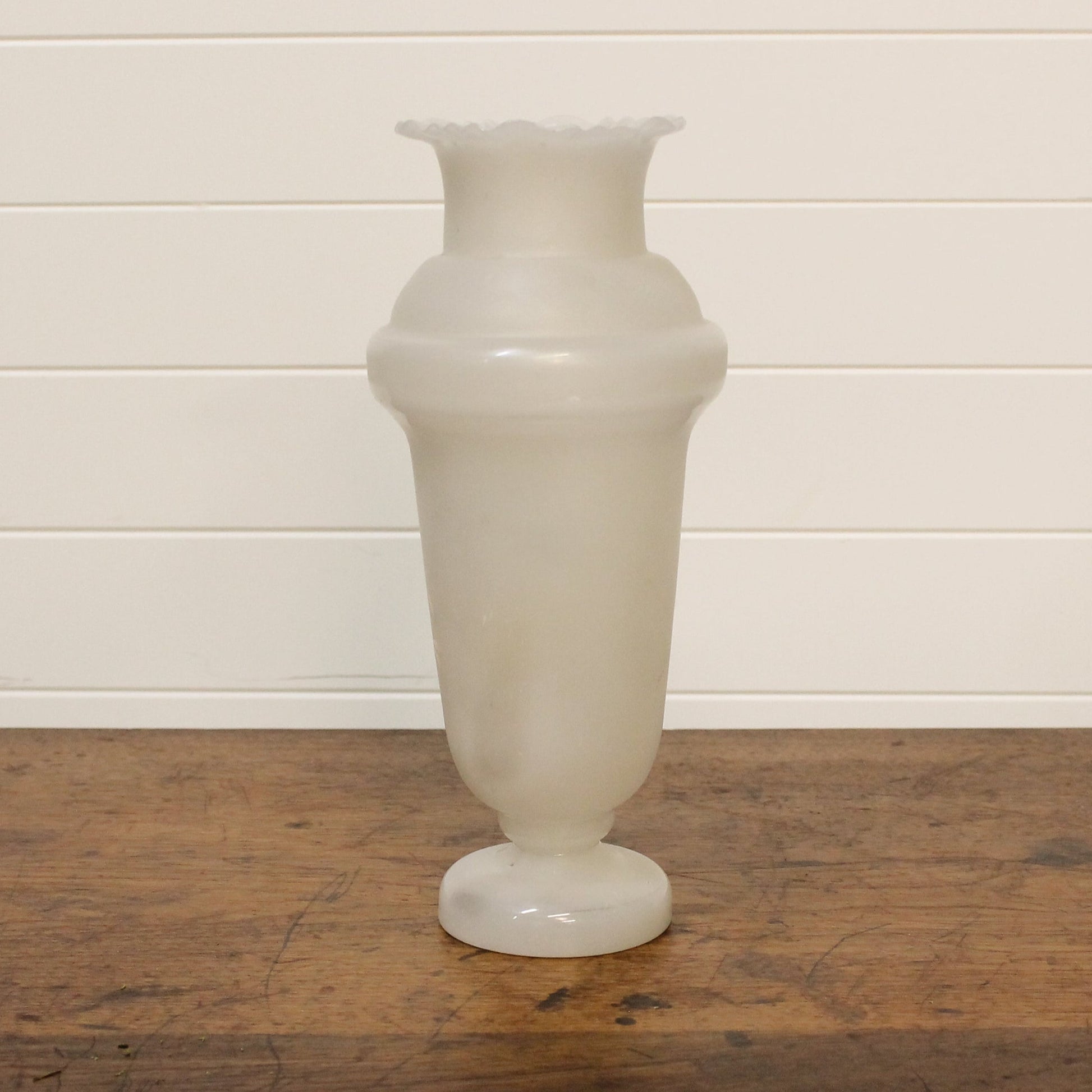 Antique Hand Painted Bristol Glass Vase Changing Thymes of West Michigan