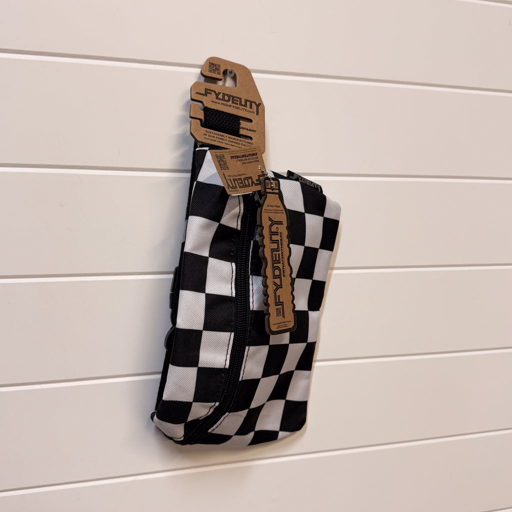 Checkered Fanny Pack