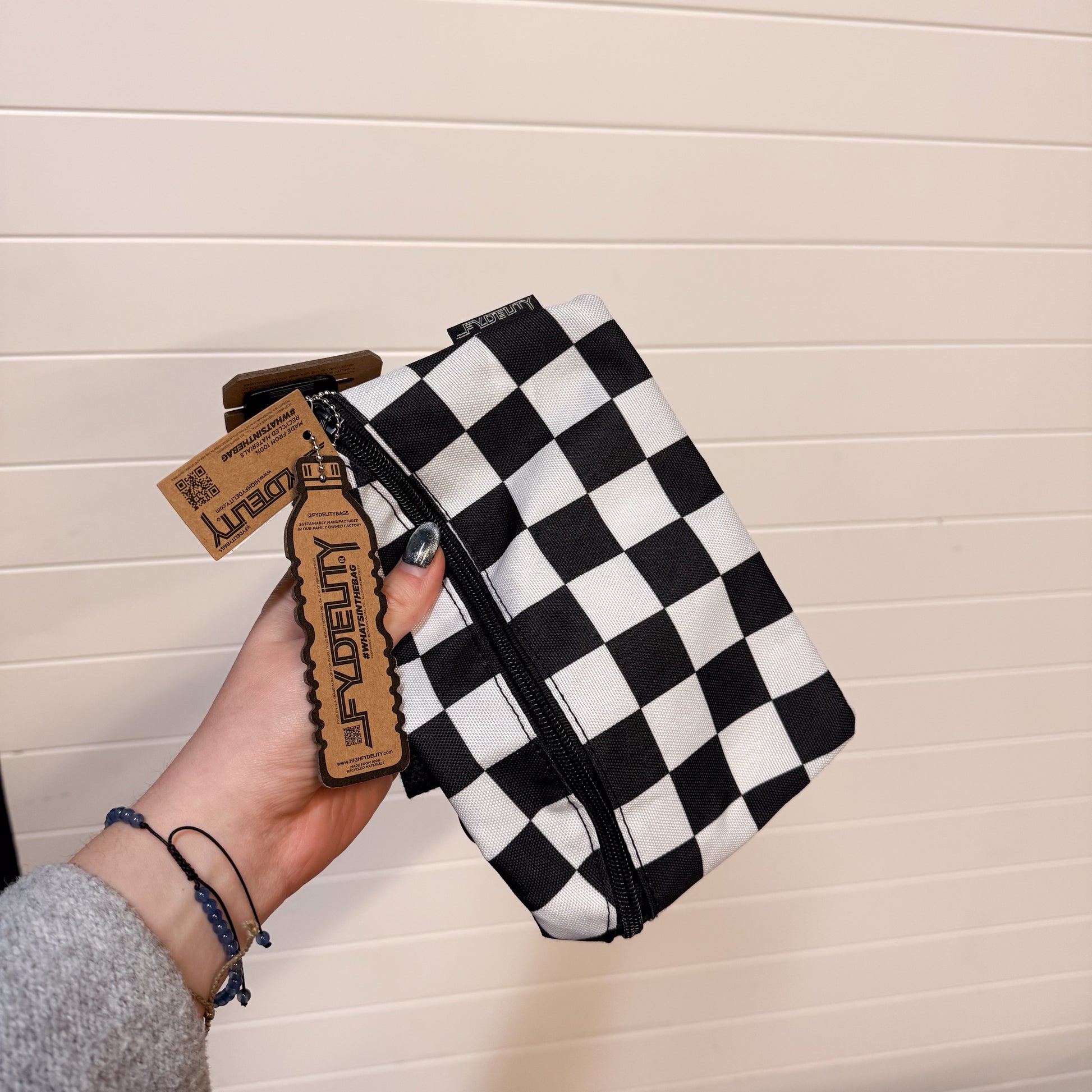 Checkered Fanny Pack