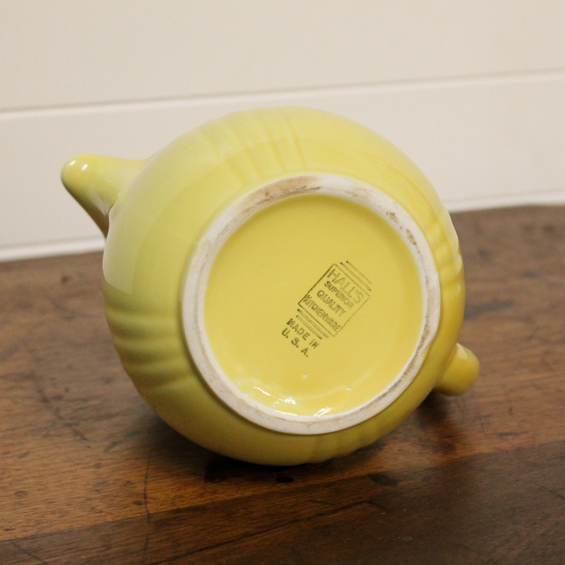 1950's MCM Hall's Superior Quality Kitchenware pitcher Changing Thymes of West Michigan