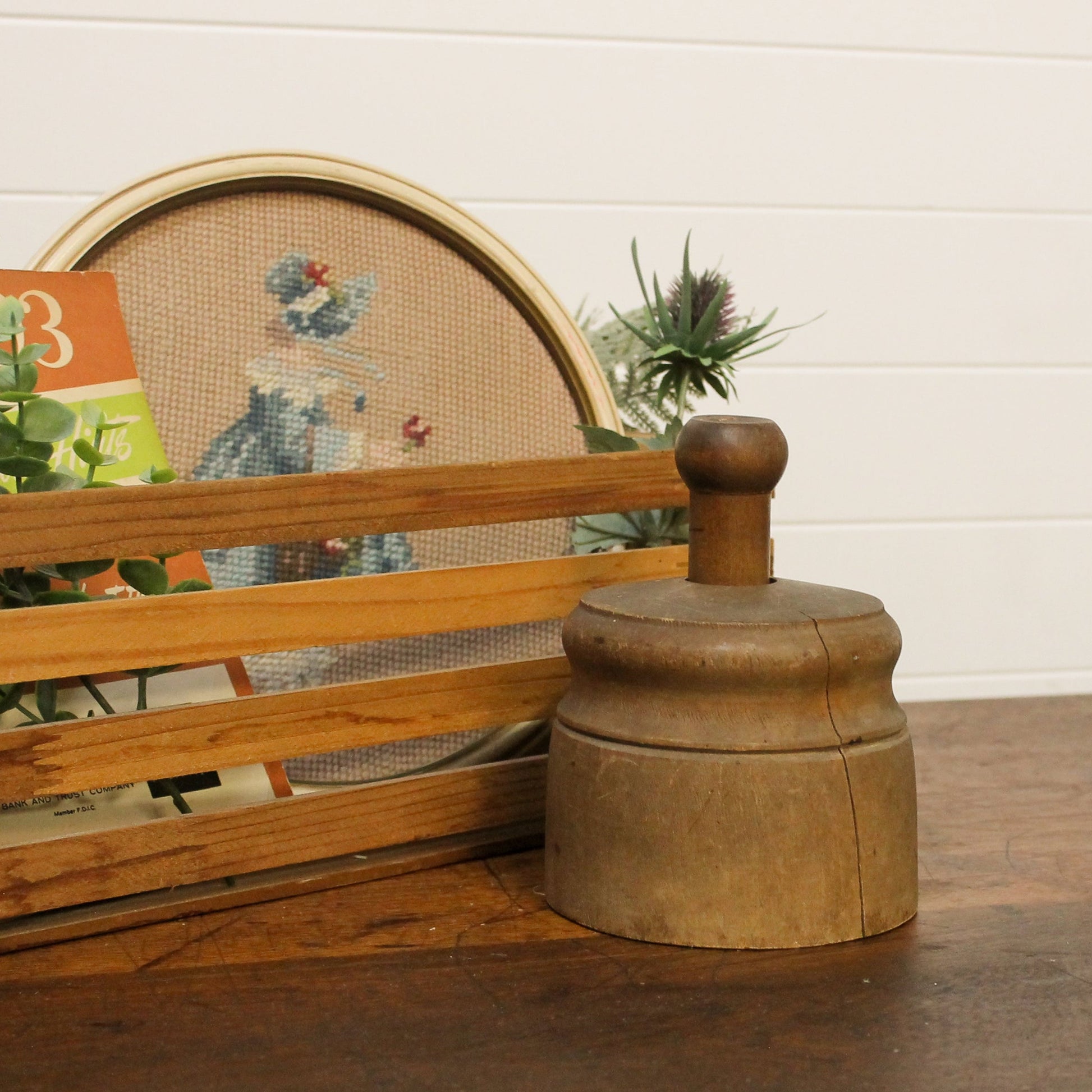 Antique Wooden Butter Mold Changing Thymes of West Michigan