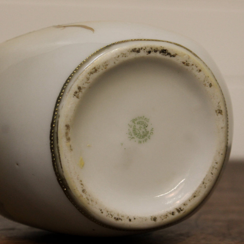 Hand-Painted Floral Milk Pitcher Changing Thymes of West Michigan