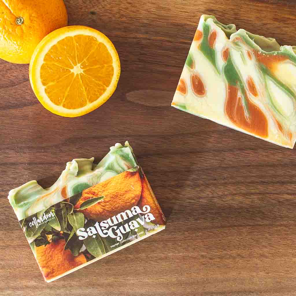 Satsuma Guava Bar Soap Changing Thymes of West Michigan