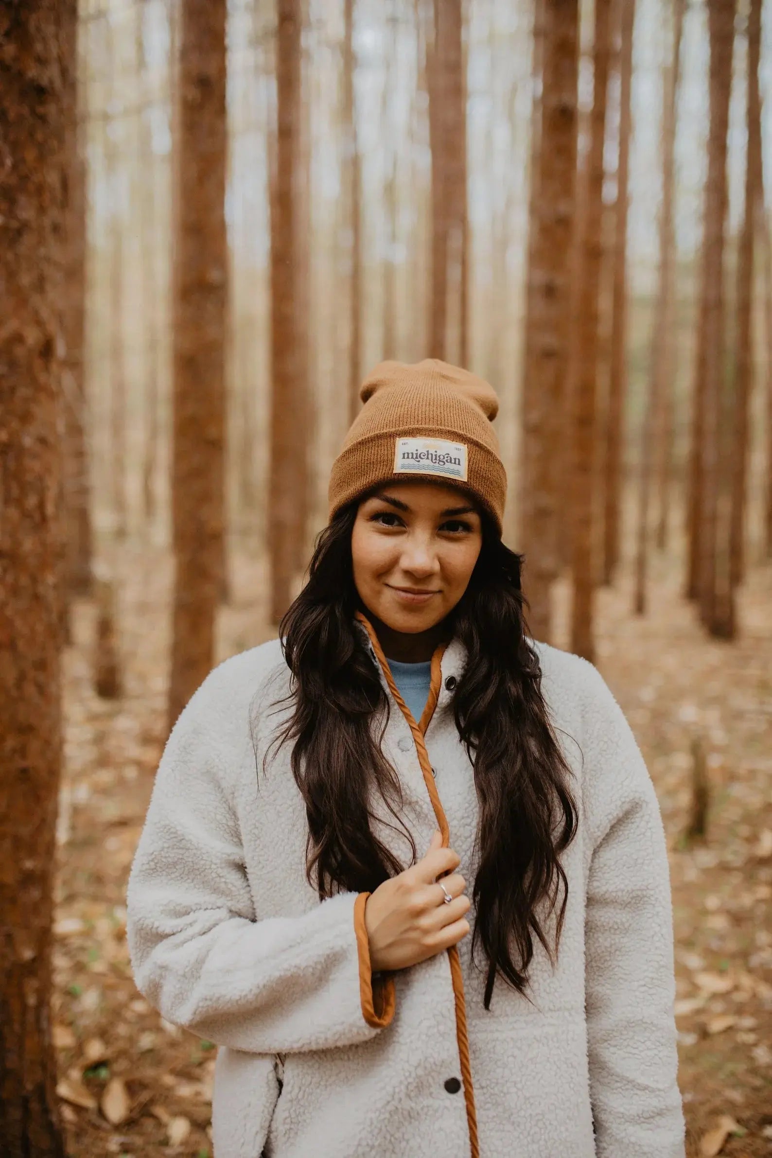 Michigan Patch Beanie Changing Thymes of West Michigan